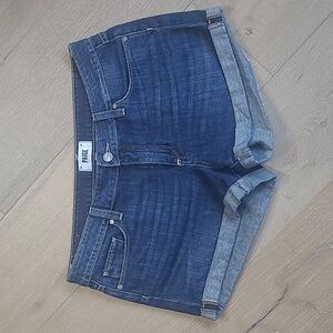 PAIGE Jimmy Jimmy Shorts Women's sz 29 100% Cotton Denim Jean Shorts